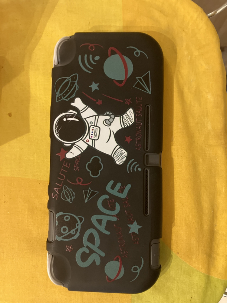 Nintendo switch lite + case + custom grips - photo 3