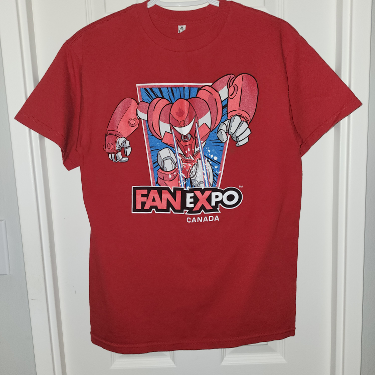 FAN EXPO CANADA Transformer Robot GRAPHIC *CREW* T-SHIRT.   #M. image indicator(2)