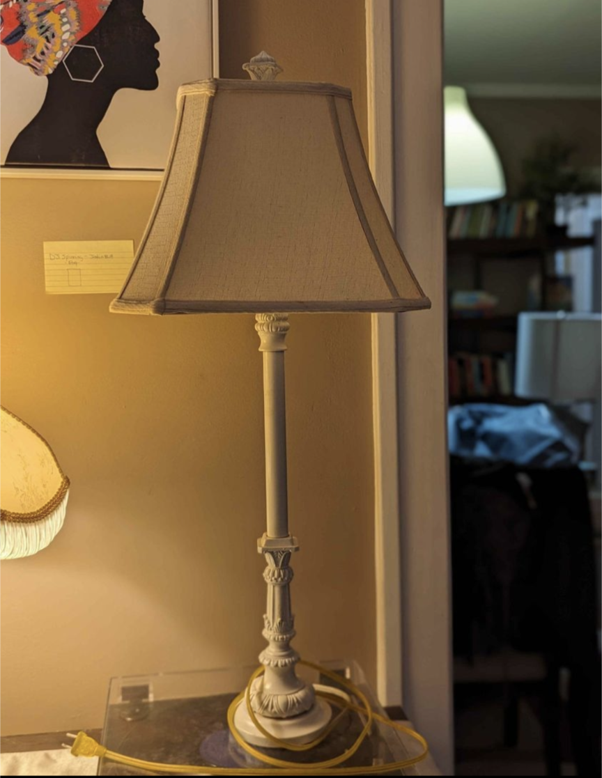 white lamp