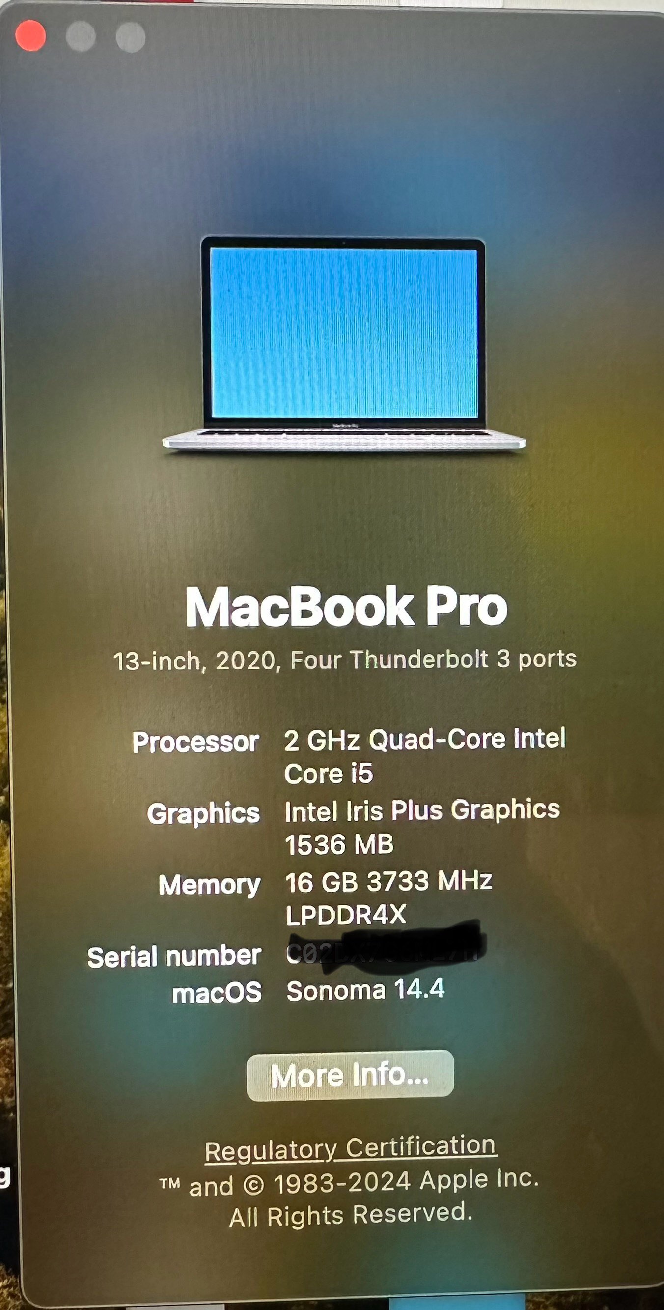 2020 MacBook Pro 13 inches image indicator(3)