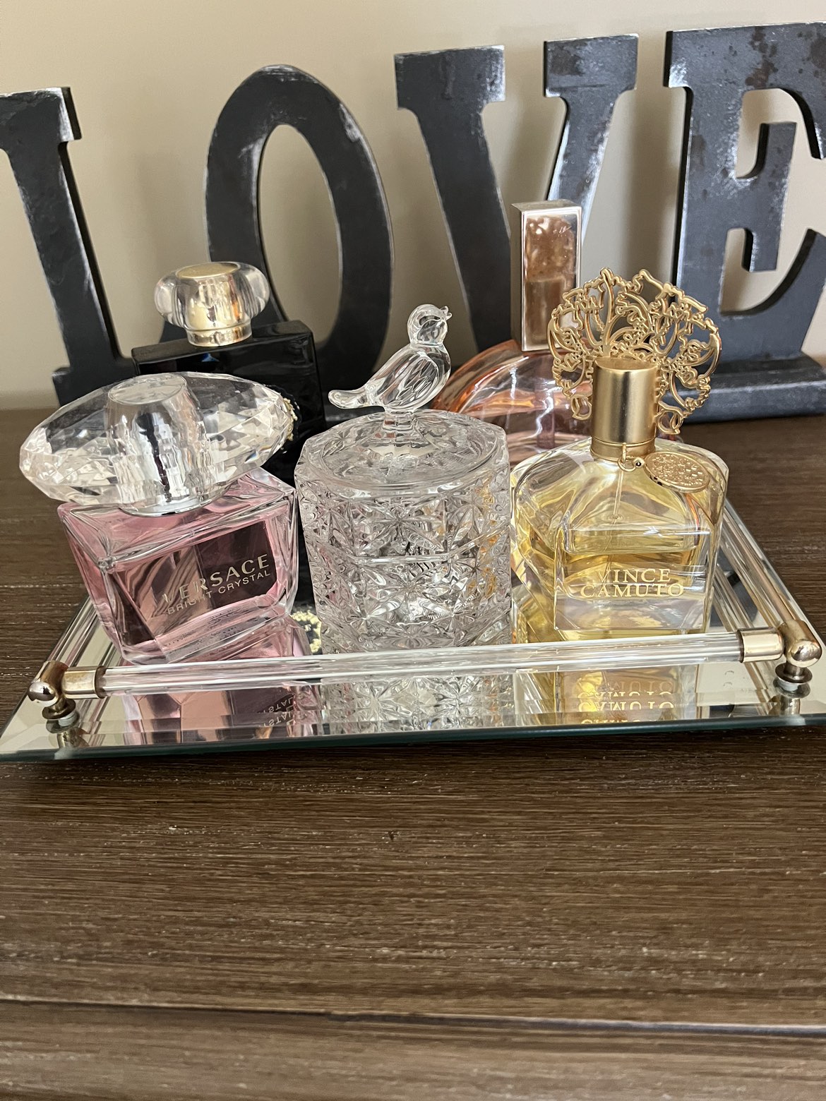 Vintage Mirror Vanity Tray - photo 2