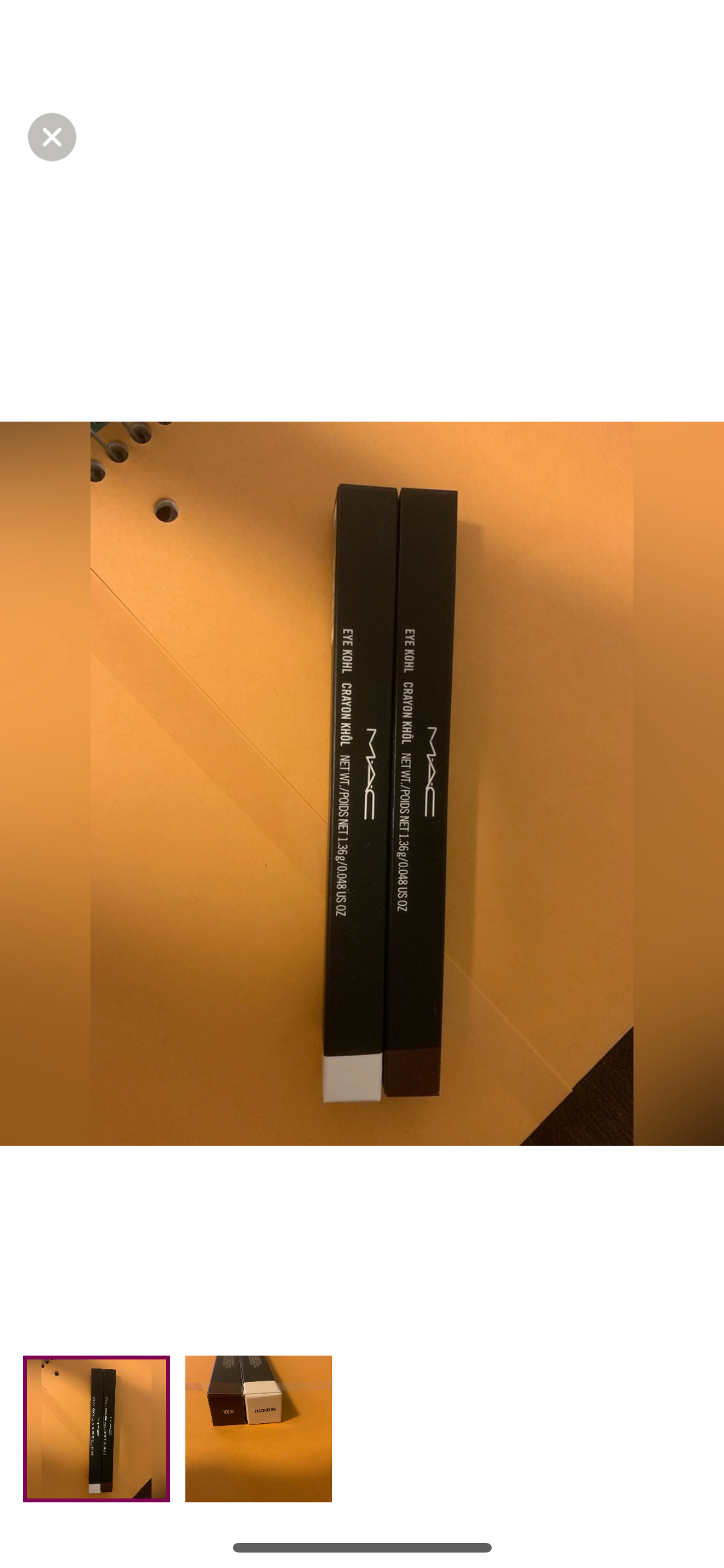 New Mac eye crayon/ eyeliner bundle