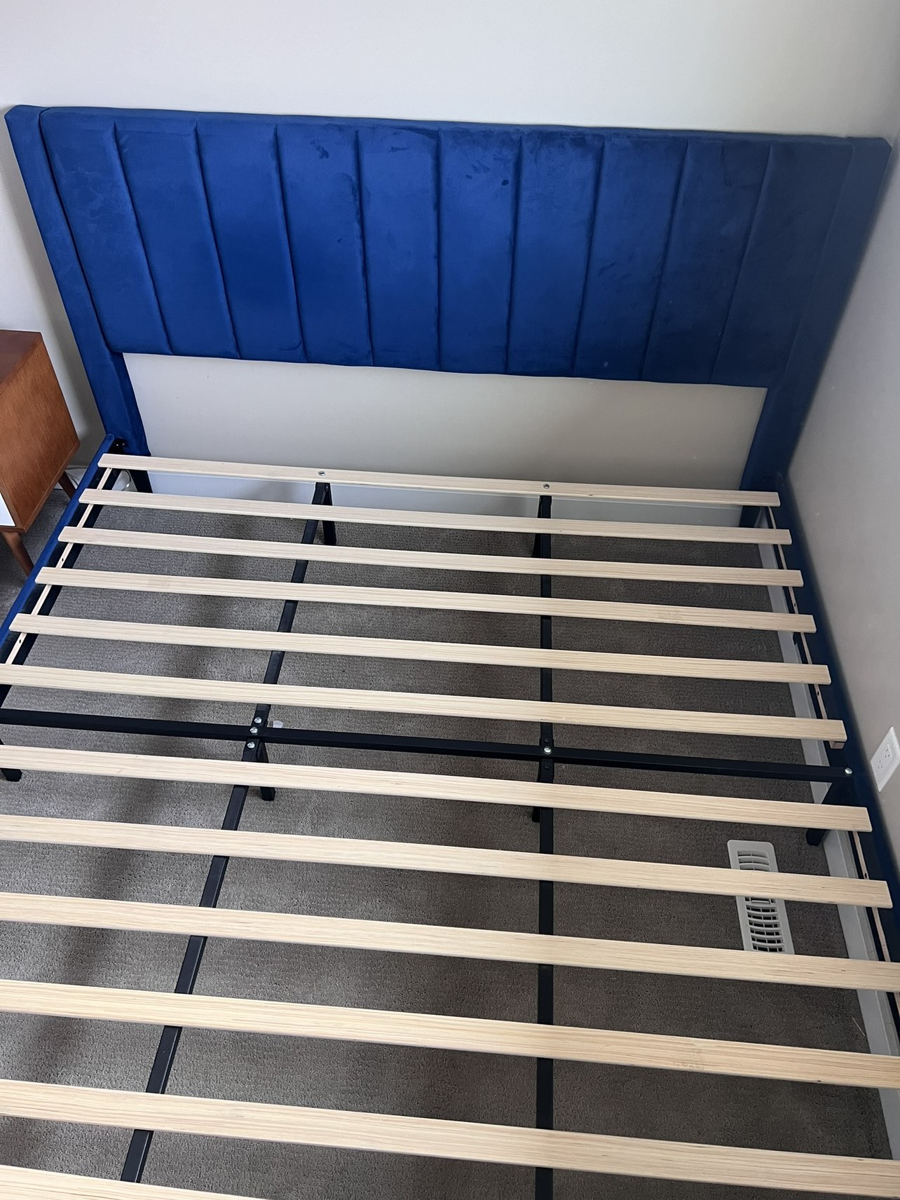 King size blue bed - photo 2