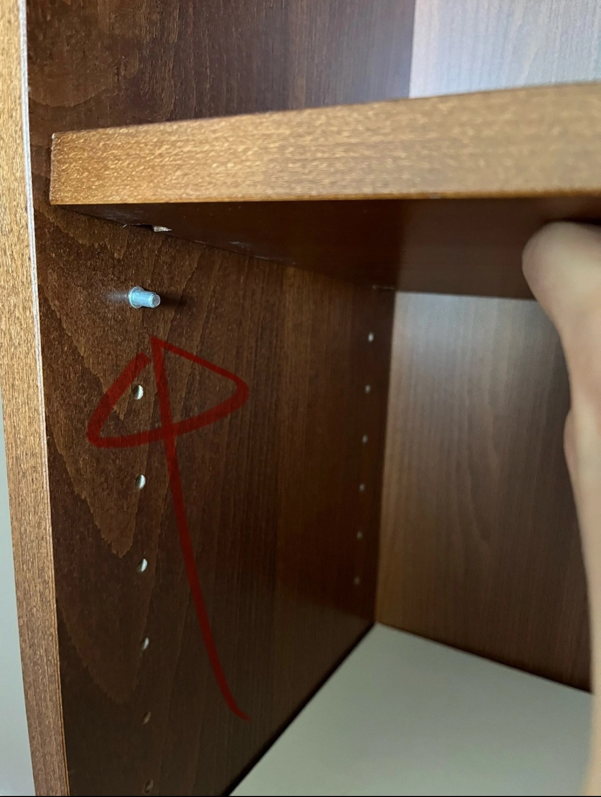 Like new IKEA book shelf with extra level - photo 5