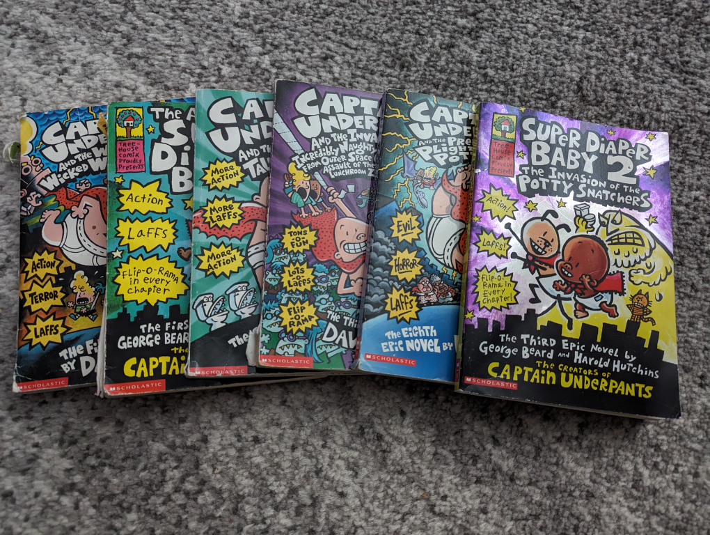 Free kids books - Super Diaper Baby & Captain Underpants thumbnail