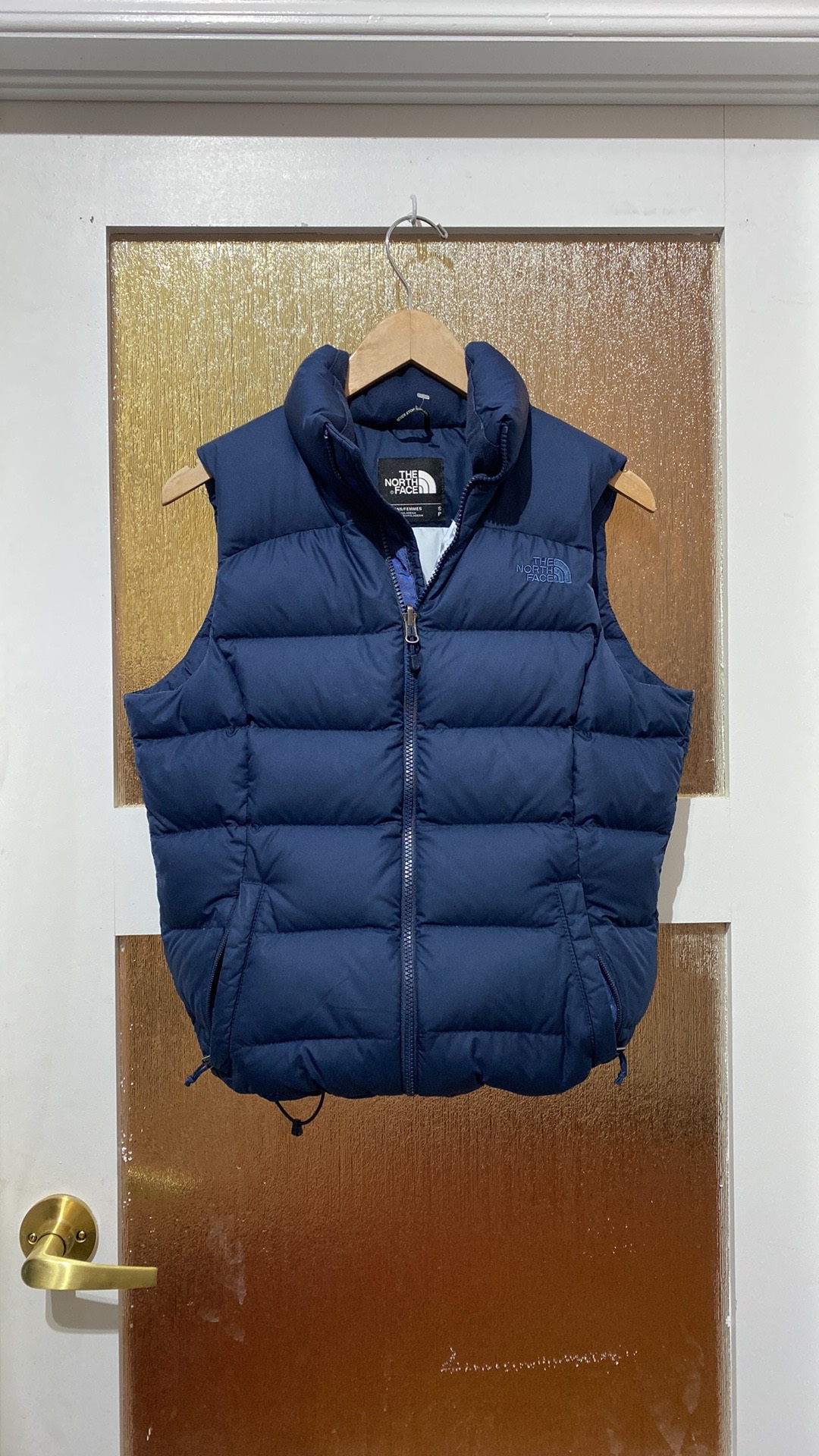 Like New The North Face Nuptse 700 Puffer Vest Jacket Navy Blue