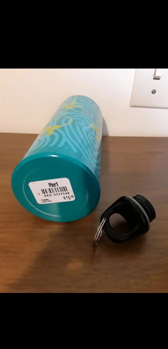 Water bottle - metal with monkey design #freecycle - photo 2