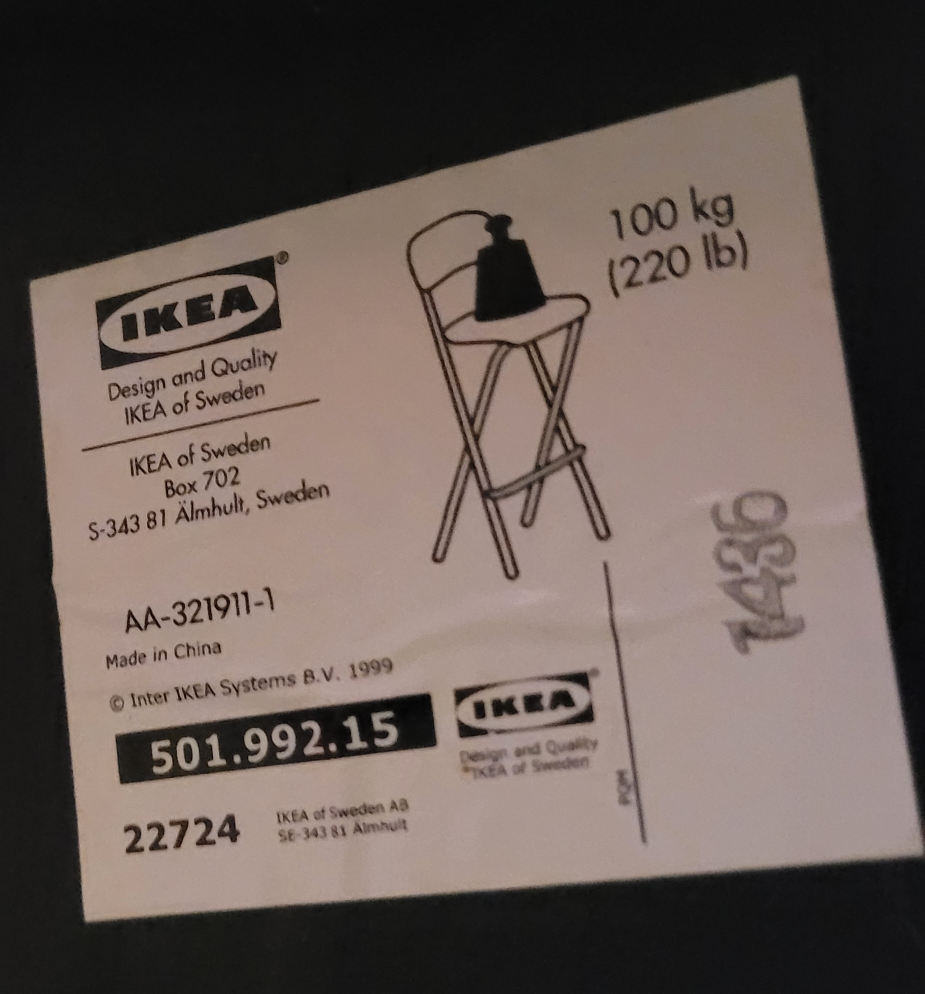 ikea stool - photo 2