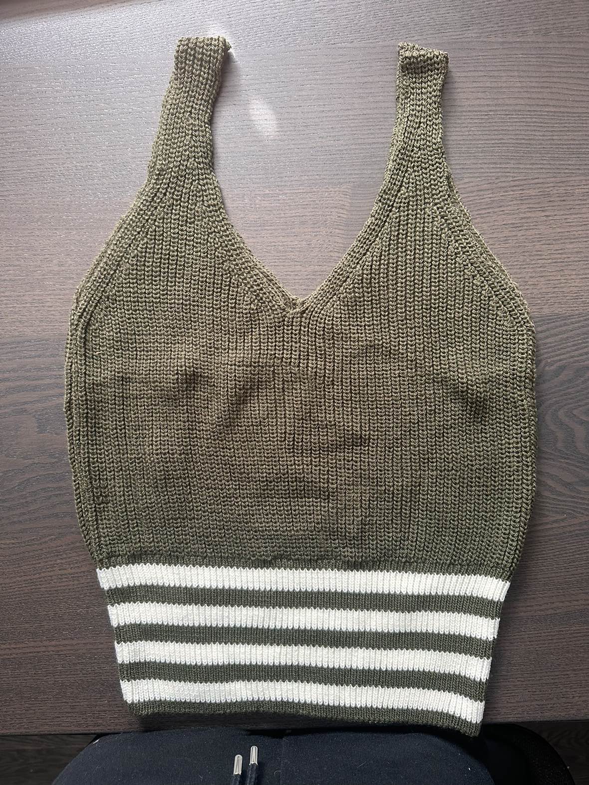 🥕 Knit Tank top V-neck image indicator(2)
