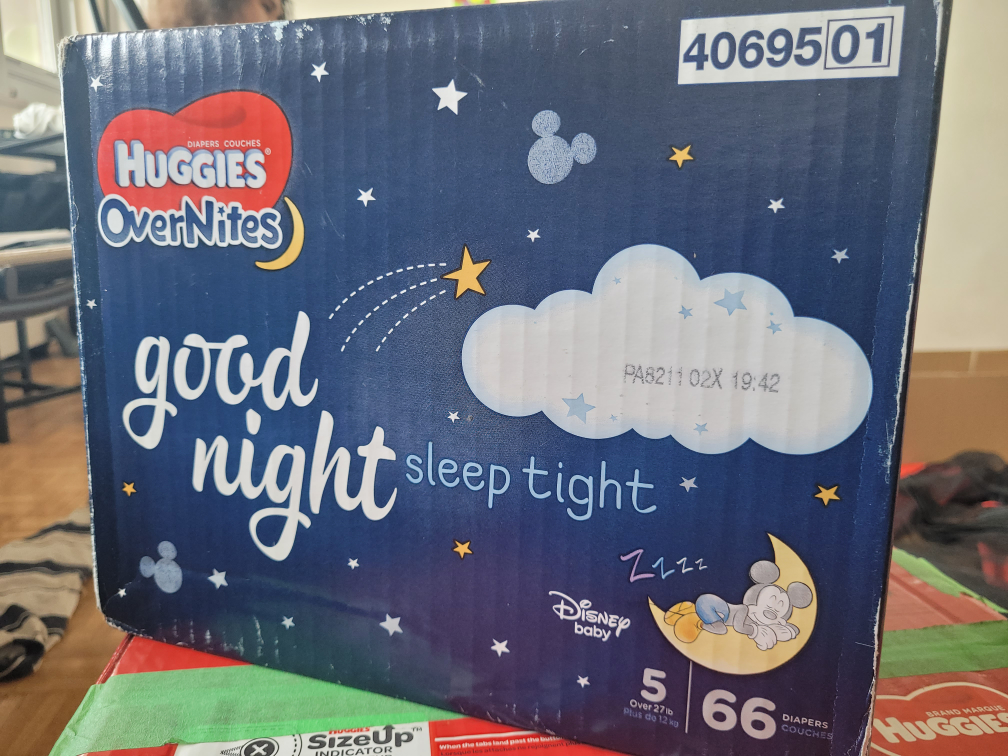 baby diapers -unopened