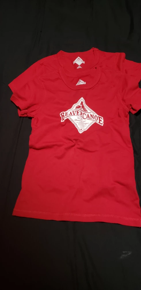 $10 for both  Kids Beaver canoe shirt ( M)