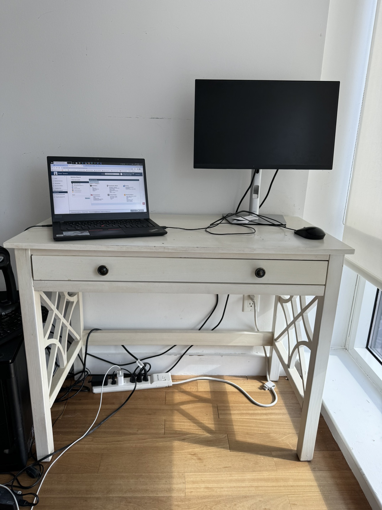 Office desk and chair