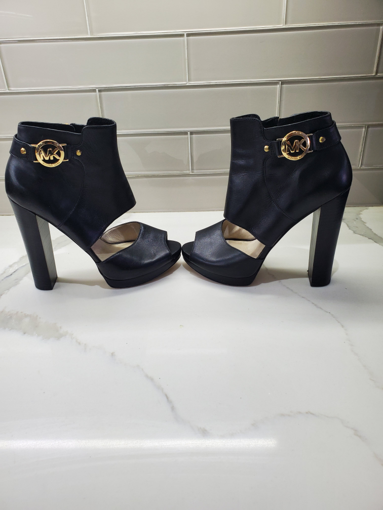 Michael Kors peep toe bootie image indicator(2)