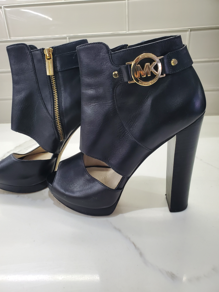 Michael Kors peep toe bootie image indicator(5)