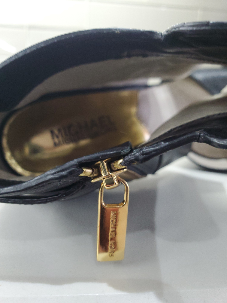 Michael Kors peep toe bootie image indicator(7)