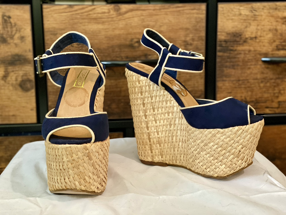 Topshop Espadrille Wedge Heeled Sandals