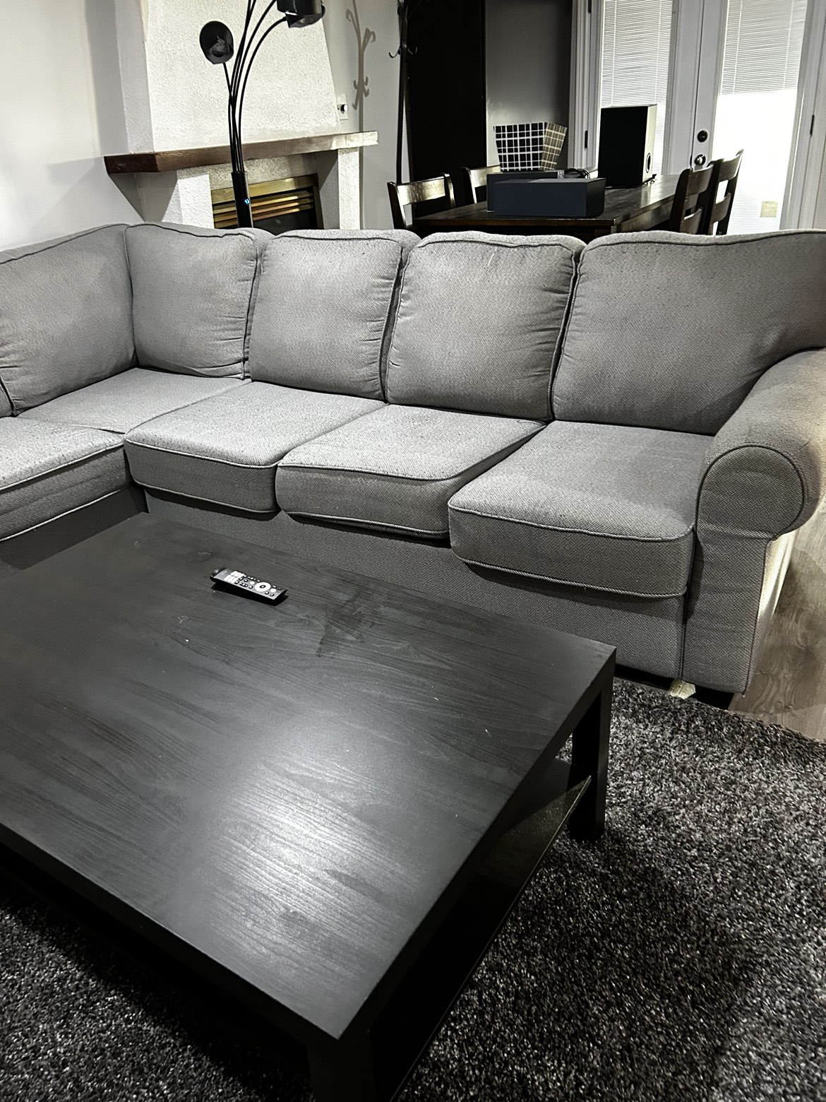 L shape sectional sofa 6 seats - photo 3