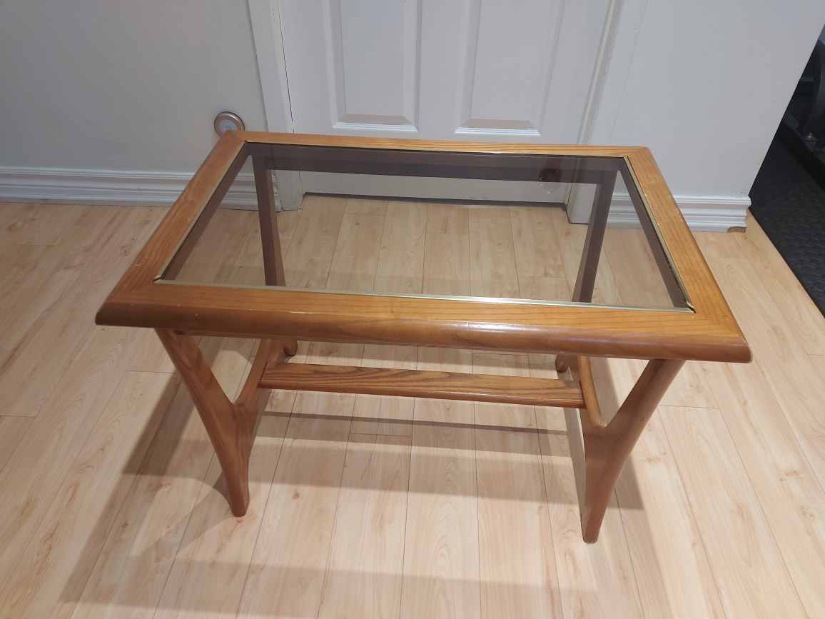 wood coffee table