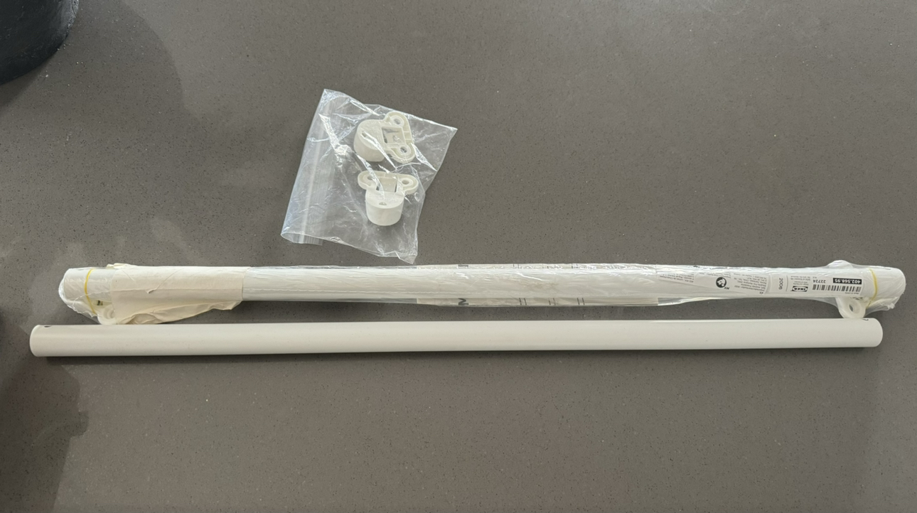 Komplement clothing rod 75cm -ikea x2 - photo 2