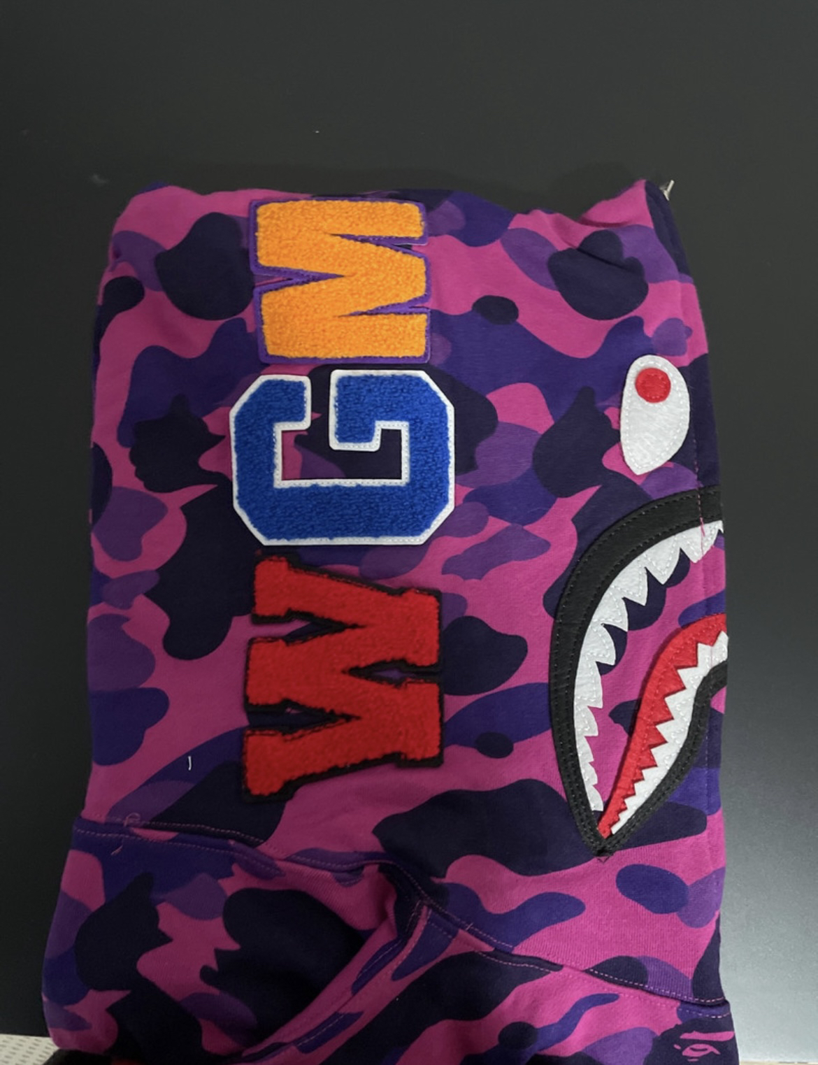 Purple Bape Shark Zipup image indicator(3)