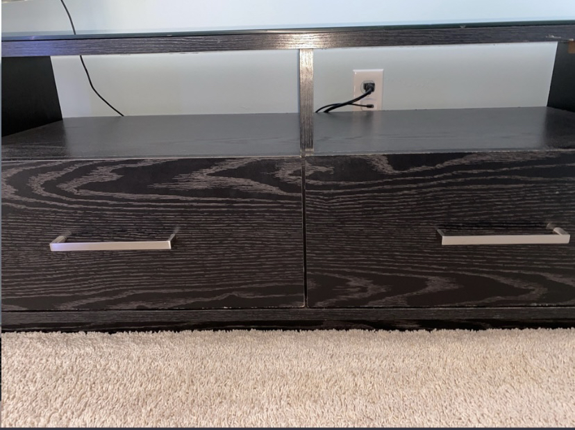 Wood Modern Glass Top Table - photo 4