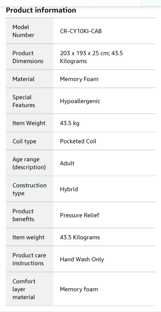 !!BEST DEAL!! Spotless like new Memory foam hybrid mattress image indicator(8)