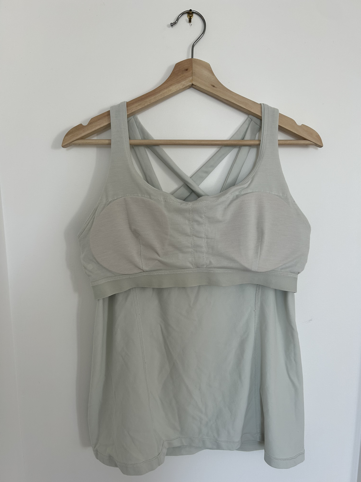 Lululemon Blue Racerback Built in Bra Tank Top Workout Yoga - photo 4