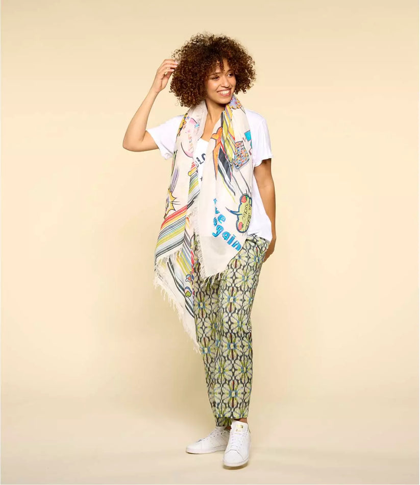 "La Dolce Vita" Pop Art Scarf image indicator(4)