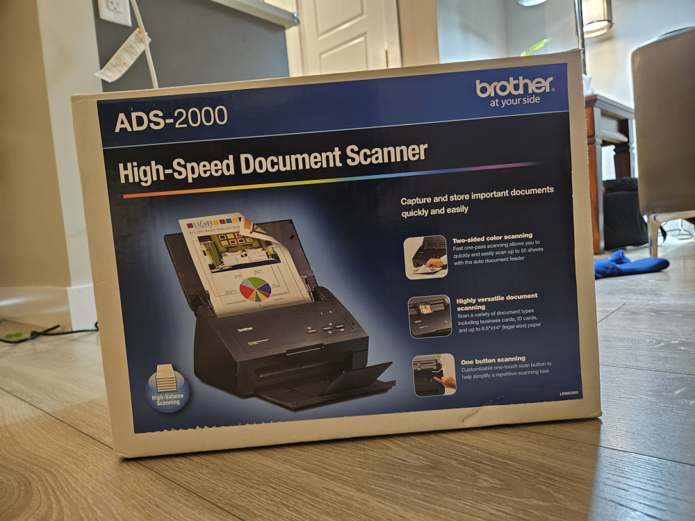 Brother's High Speed Document Scanner - photo 5