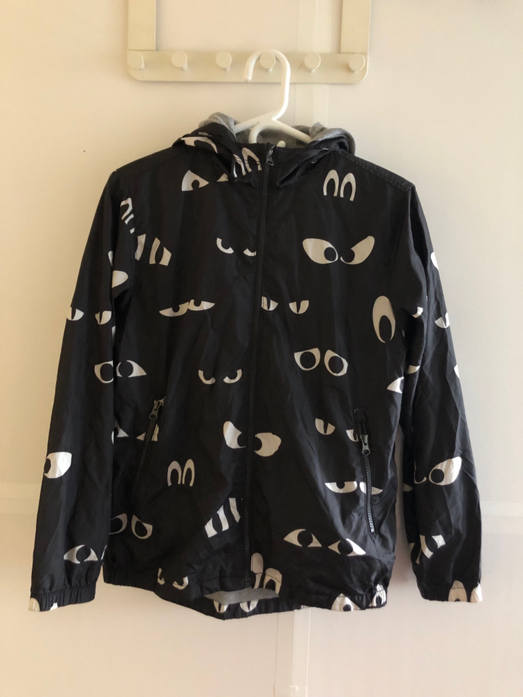 Cartoon Eyes printed spring jacket