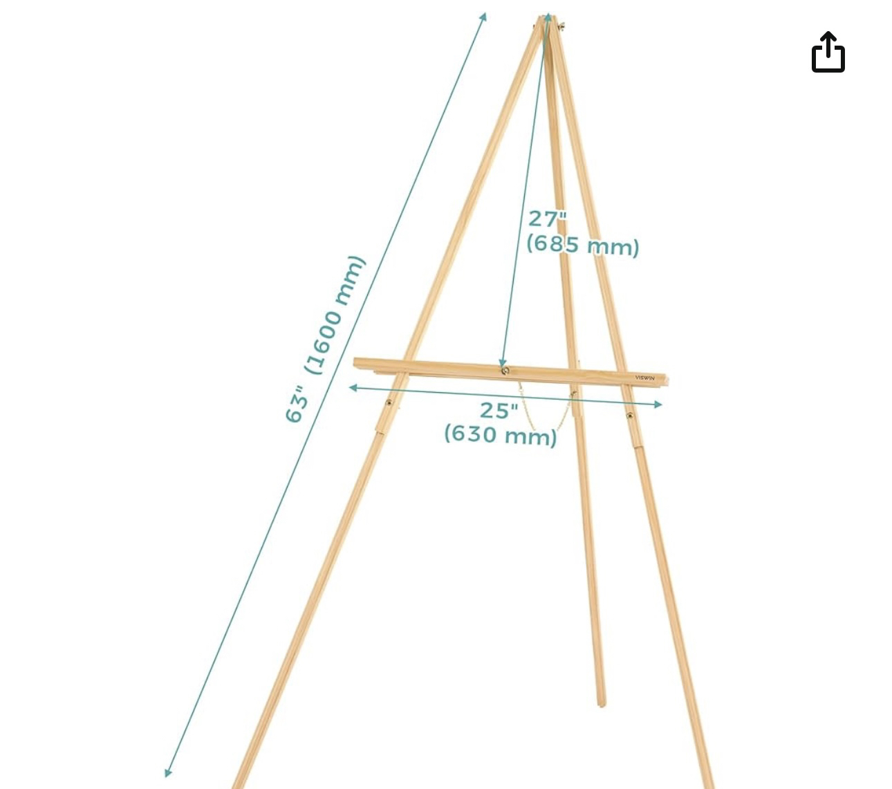VISWIN 63" Wooden Tripod Display - photo 3