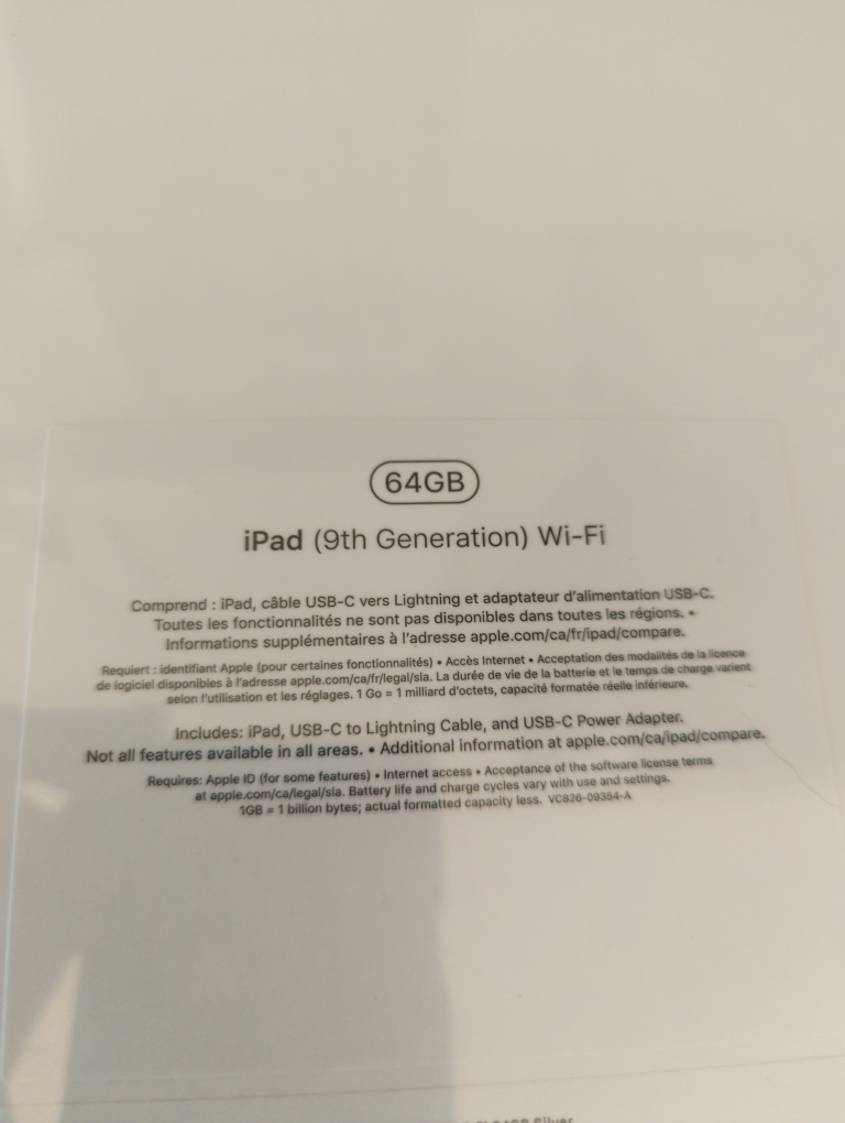 Brand new iPad thumbnail
