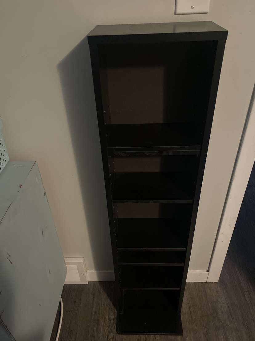 Black shelf