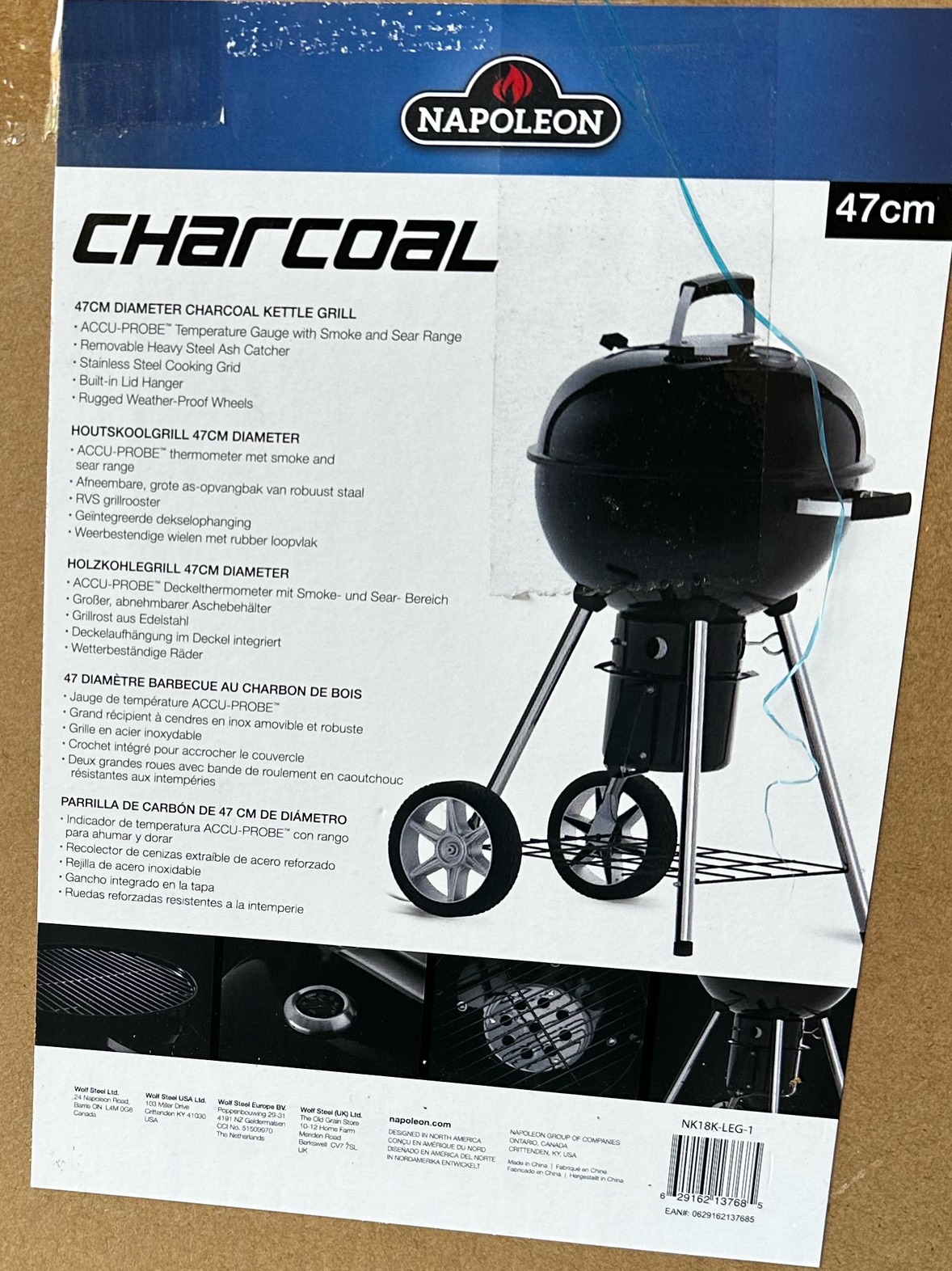 *NEW* NAPOLEON NK18 Charcoal Kettle BBQ Grill