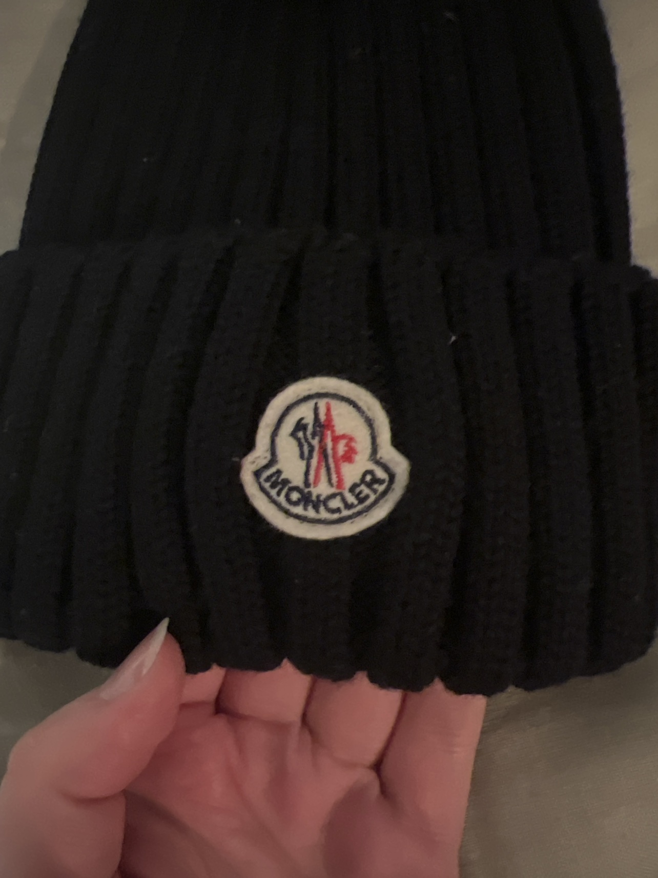 Moncler Berretto fox fur pom pom hat image indicator(2)