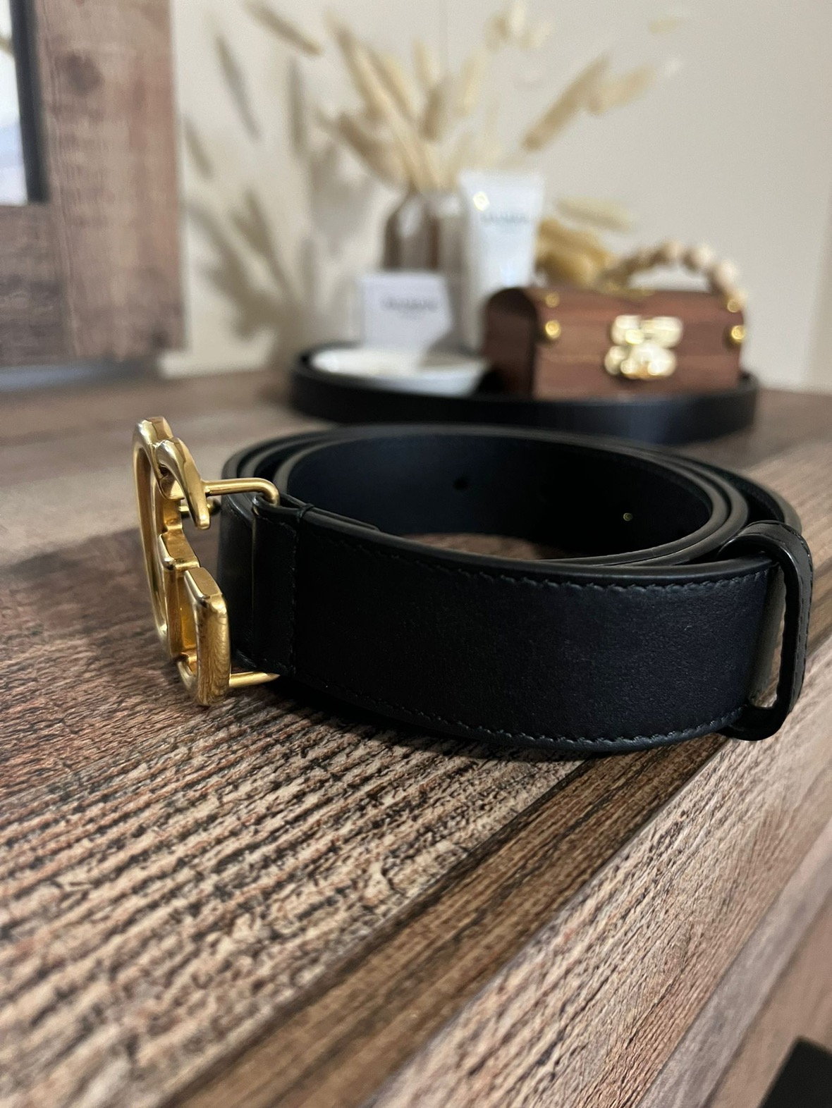 Gucci | Size 90 Double G Buckle Belt image indicator(3)