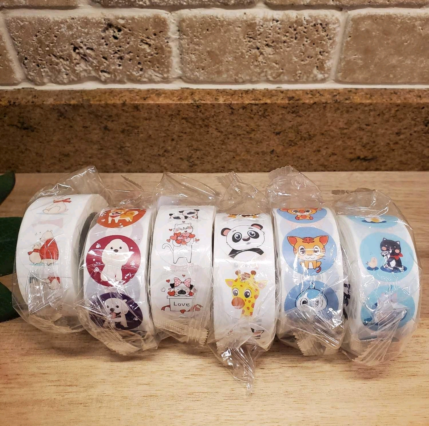 Animal Sticker Rolls - $5 each thumbnail