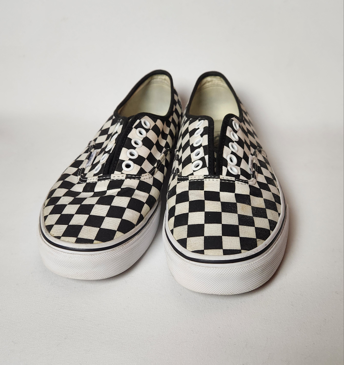 Vans Checkerboard Lace Up Sneakers - photo 2