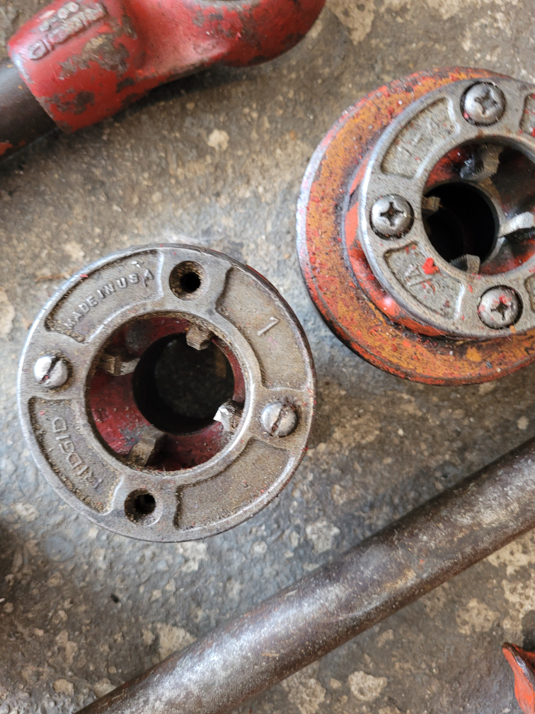 rigid 700 pipe threader and accessories - photo 5