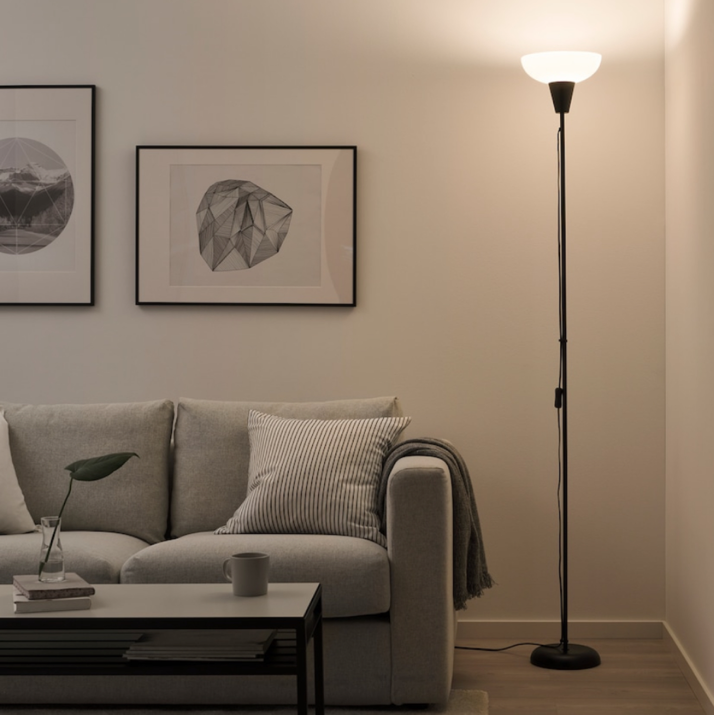 IKEA floor lamp (black)