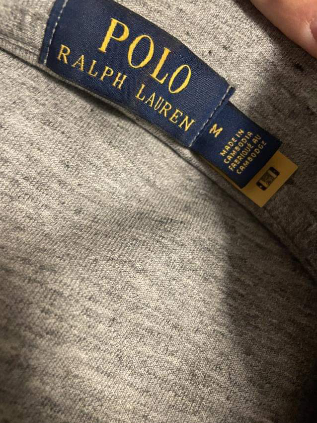 Polo ralph lauren gray zip up hoodie - photo 4