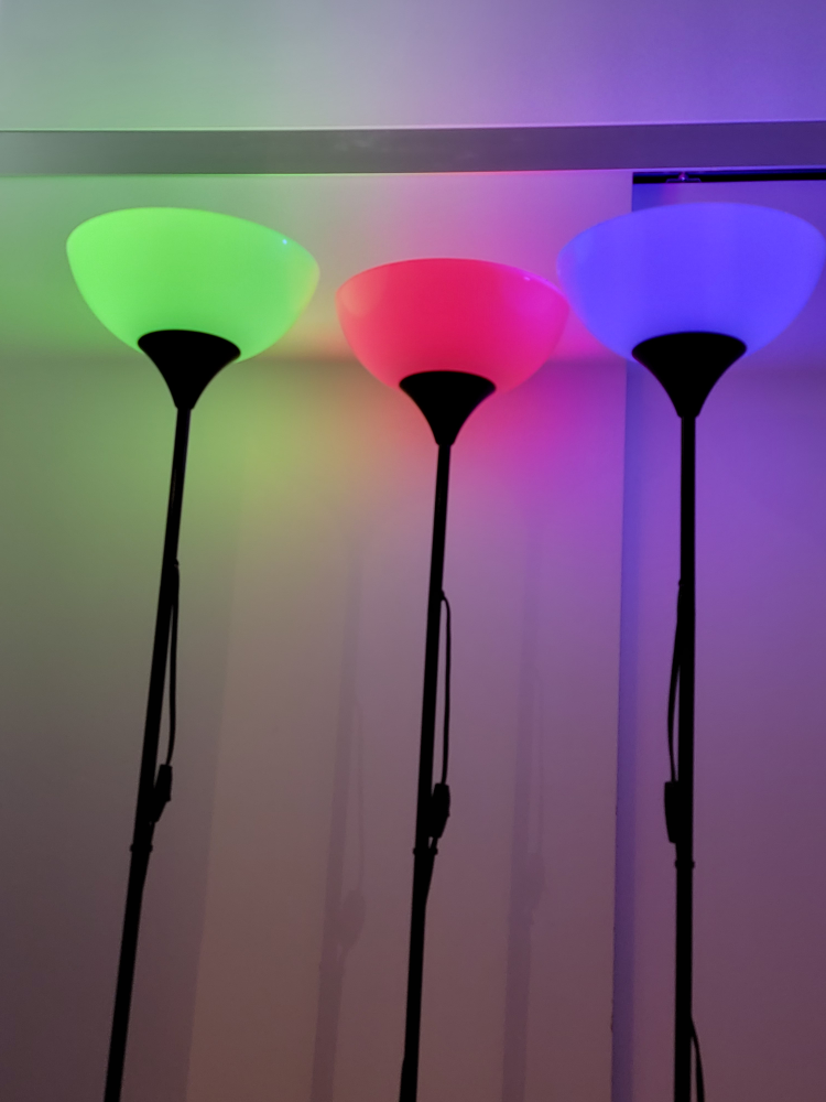 3 x Floor Lamps + SMART light bulbs (white/color) - photo 4