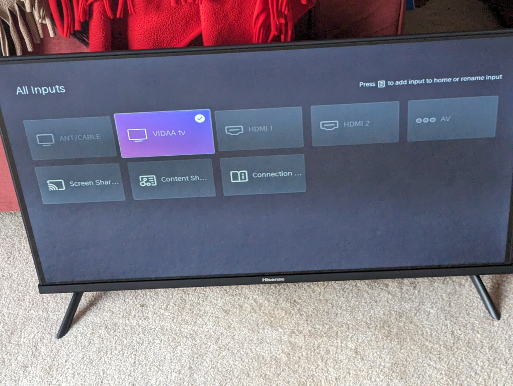 Hisense 32" Class - A4KV Series - 720P HD LED LCD Smart TV