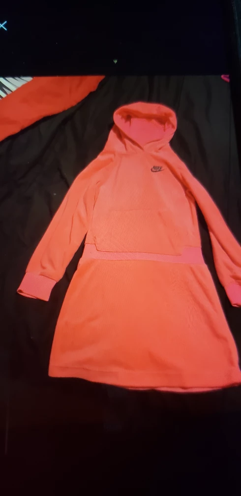 $10 girls Nike hoodie dress (6x) (L) (6/7yrs)