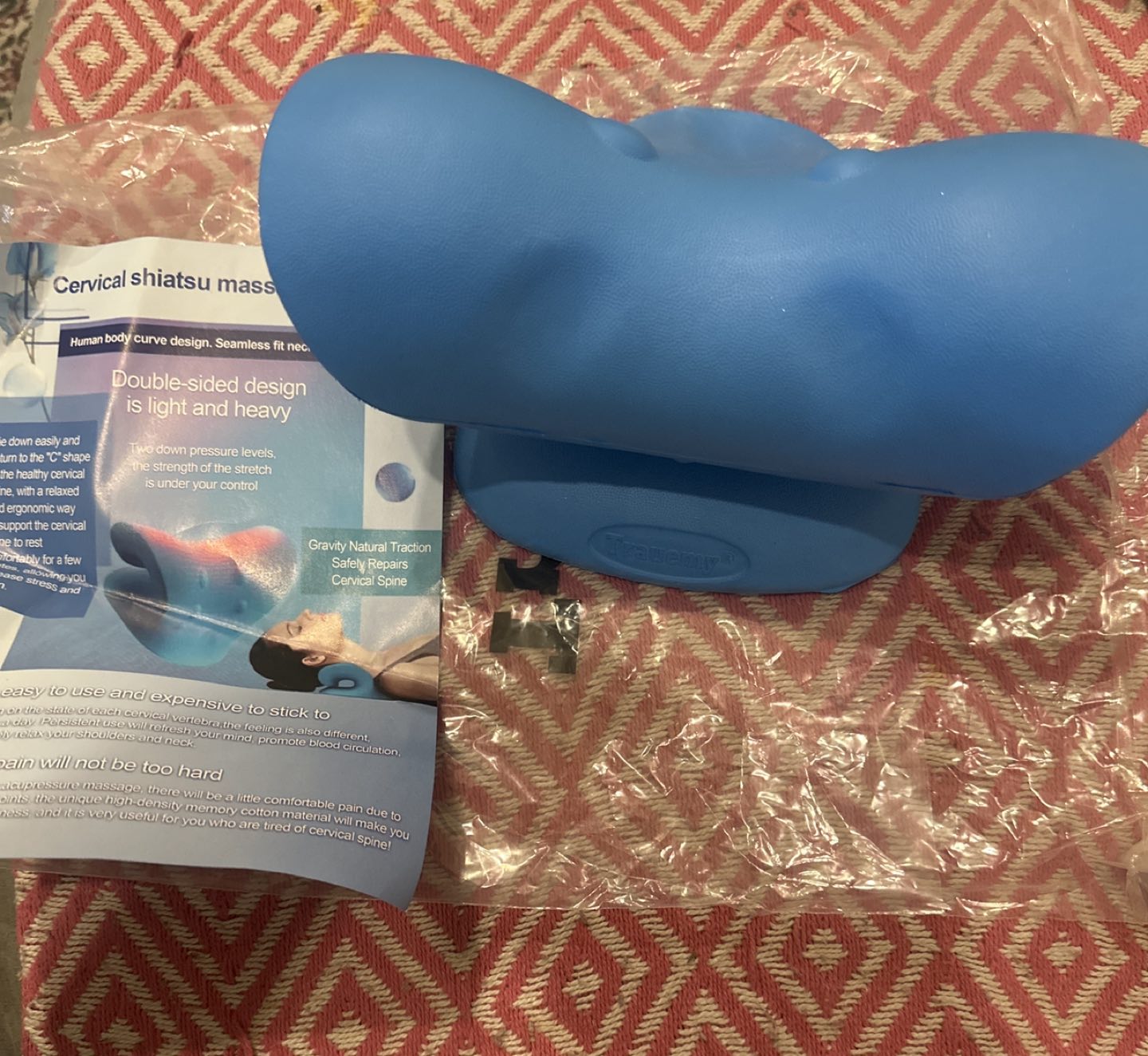 Cervical shiatsu massage pillow