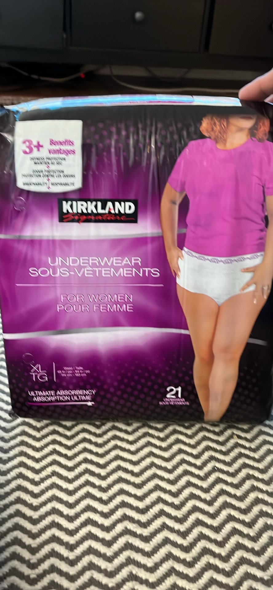 BNIP KIRKLAND PADS 21 underwear (ladies)🥕 thumbnail