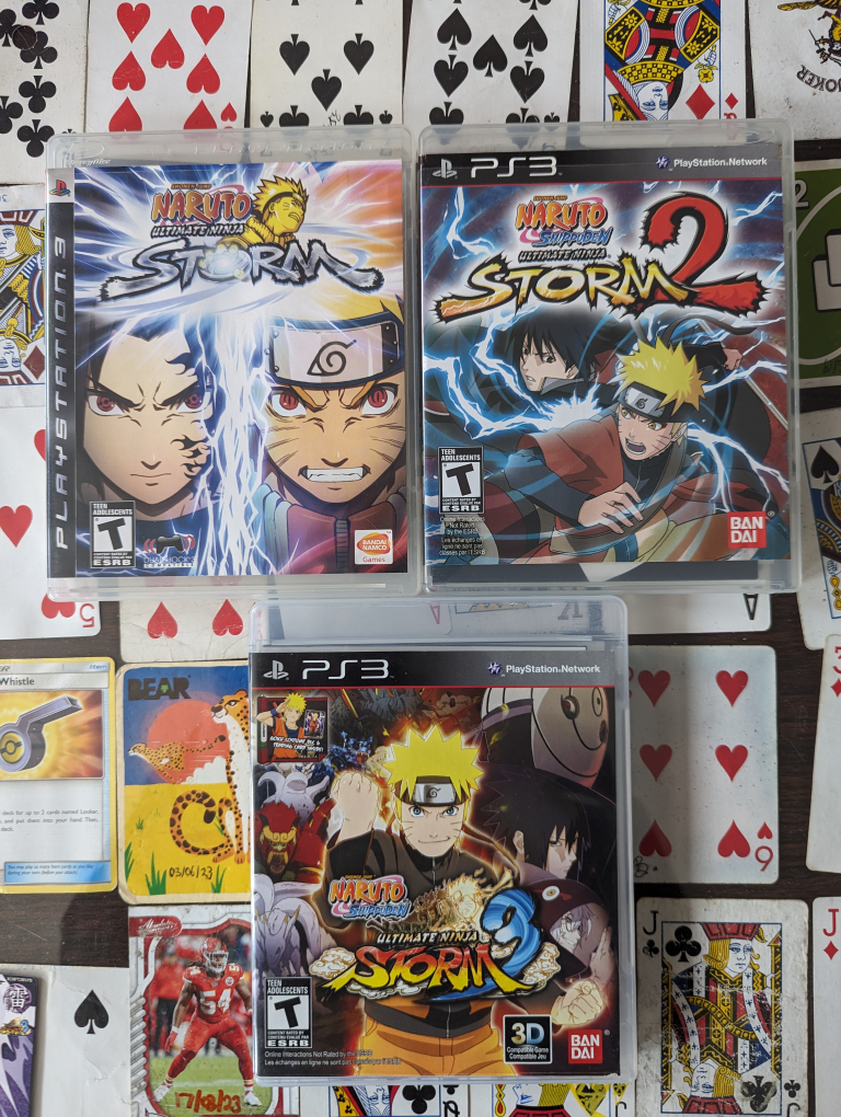 Naruto Shippuden Ultimate Ninja Storm 1, 2, & 3 for PS3