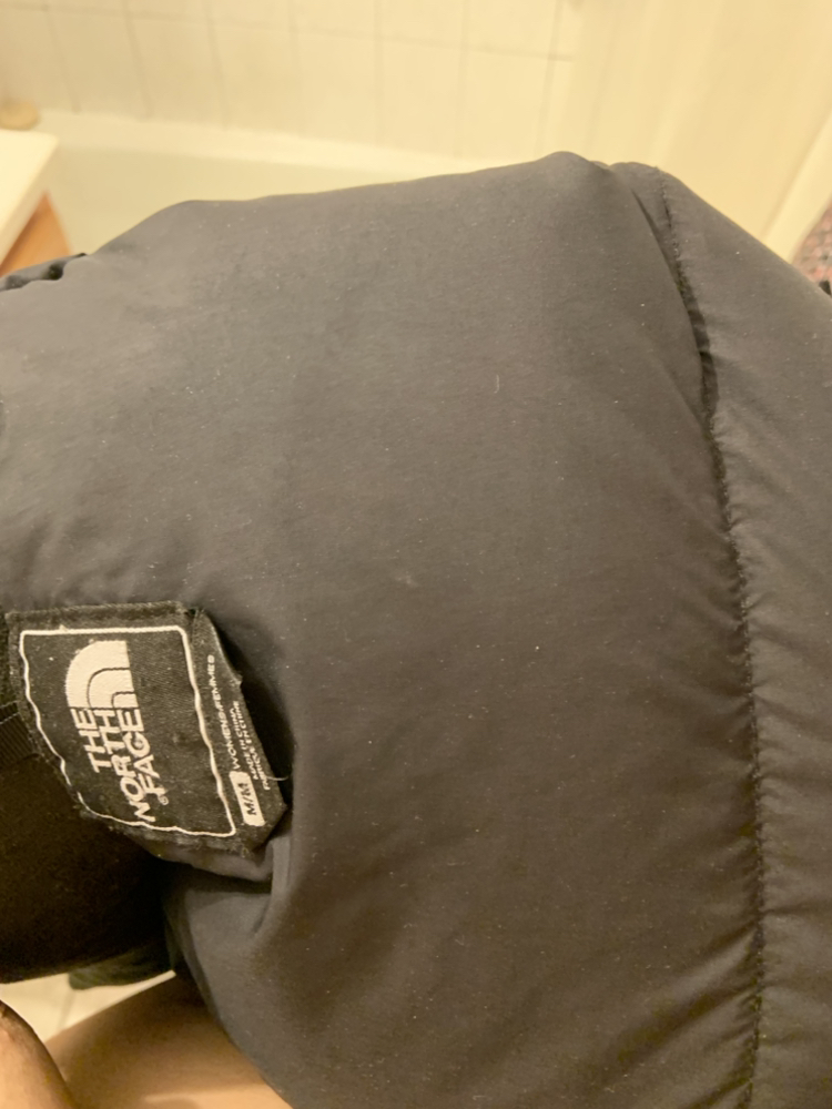 North face black puff padding jacket - photo 4