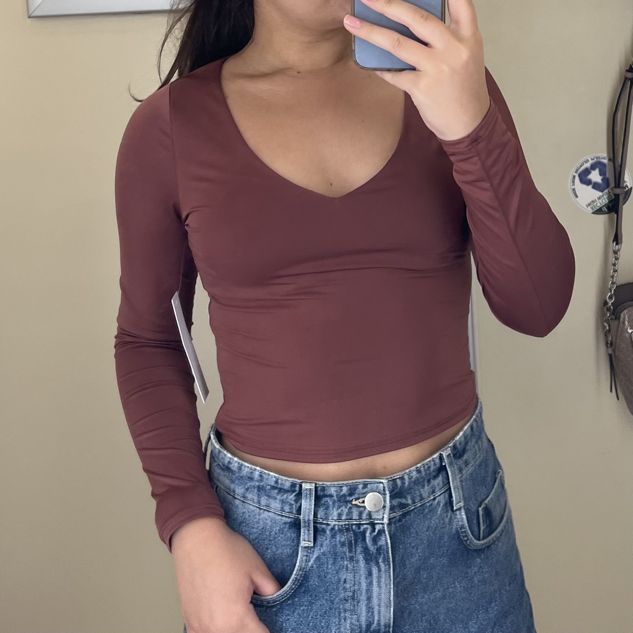 V-neck crop top - M image indicator(4)