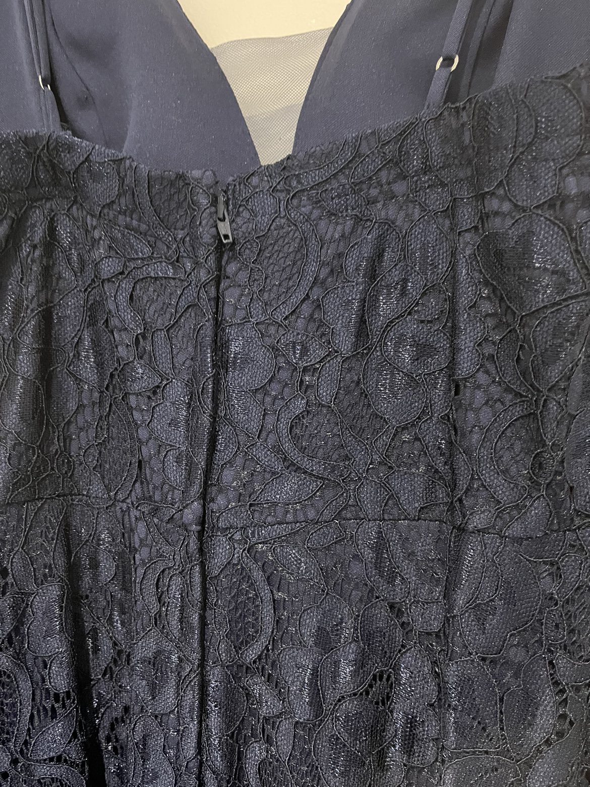 Blue Lace High Low dress - size 6 image indicator(4)